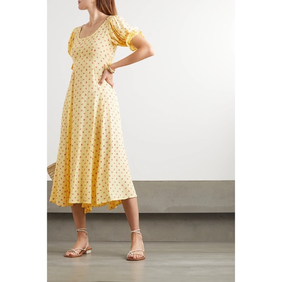 faithfull the brand linnie midi dress